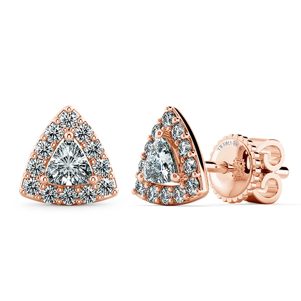 Halo Triangle Earrings BTA2106 2